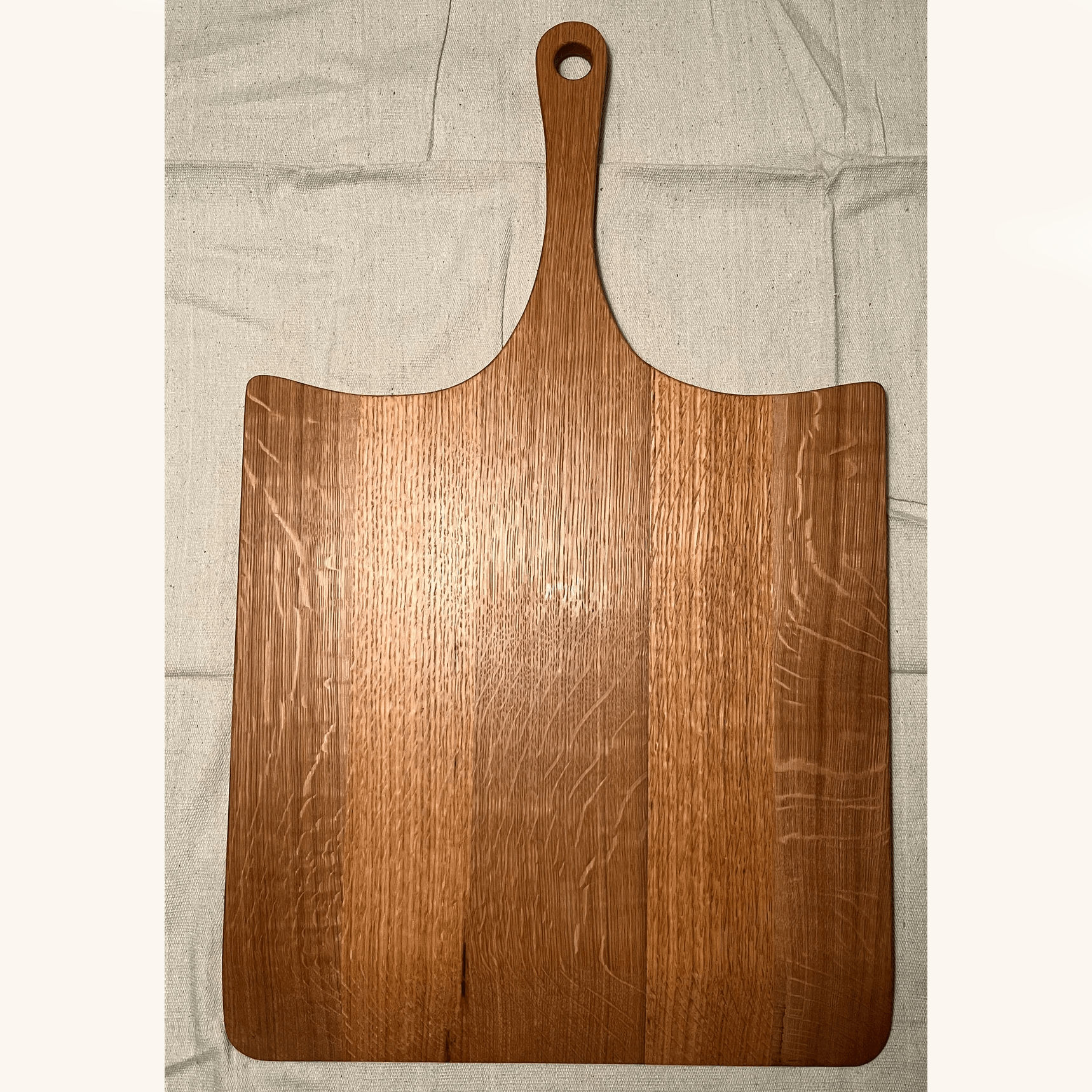 15.5" Large Solid Oak Pizza Peel Backwoods Creations LLC