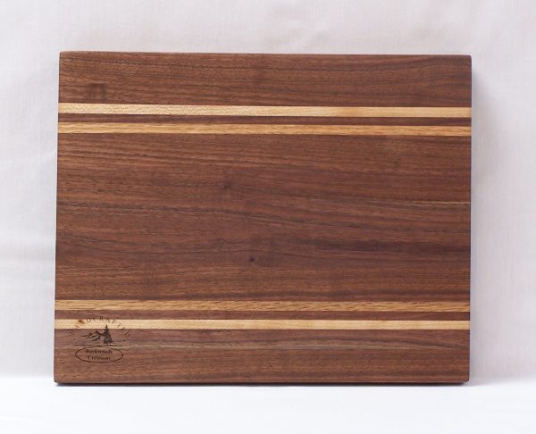 Quad Stripe Cutting Board with Juice Groove and Handles - Image 2