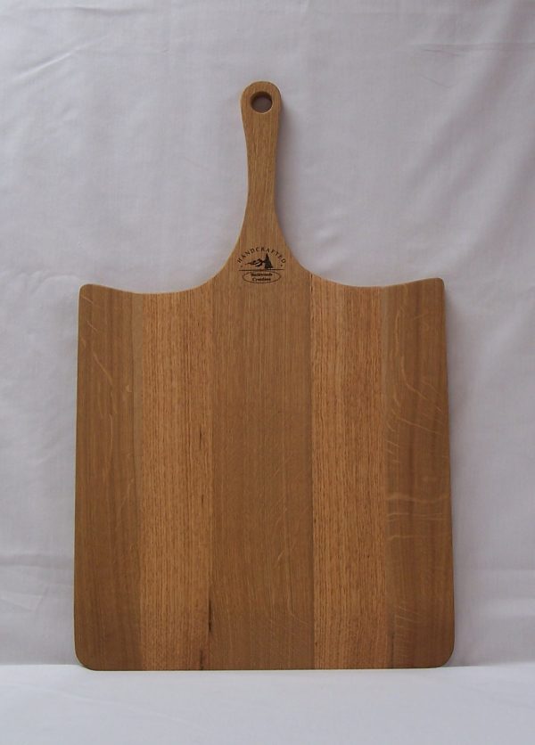 15.5" Large Solid Oak Pizza Peel