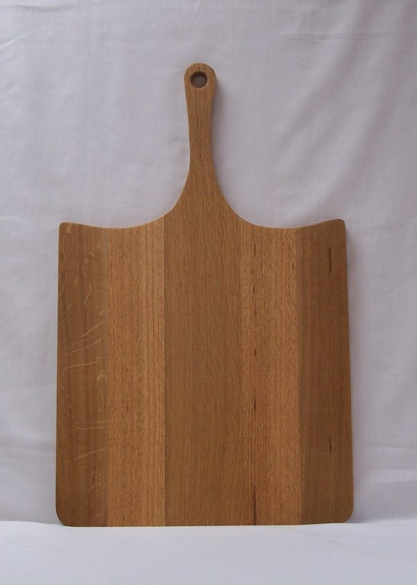 15.5" Large Solid Oak Pizza Peel - Image 2